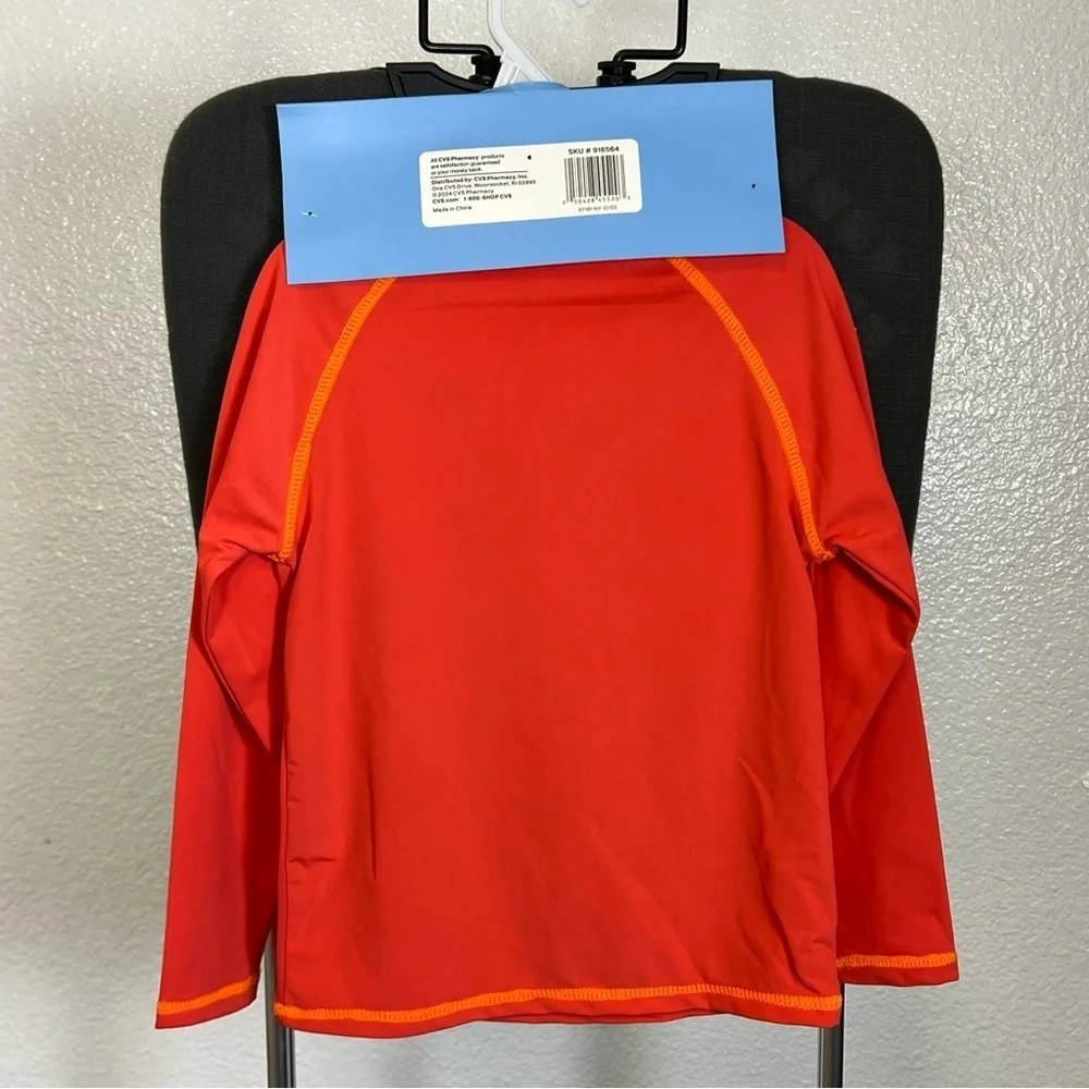 Sun & Sky Kids Swim Shirt & Bucket Hat Set Size S (5/6)